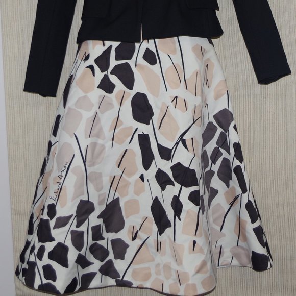 RICHARD ALLAN x H&M. Flared Multi color  knee-length skirt Size:6 - Picture 6 of 6